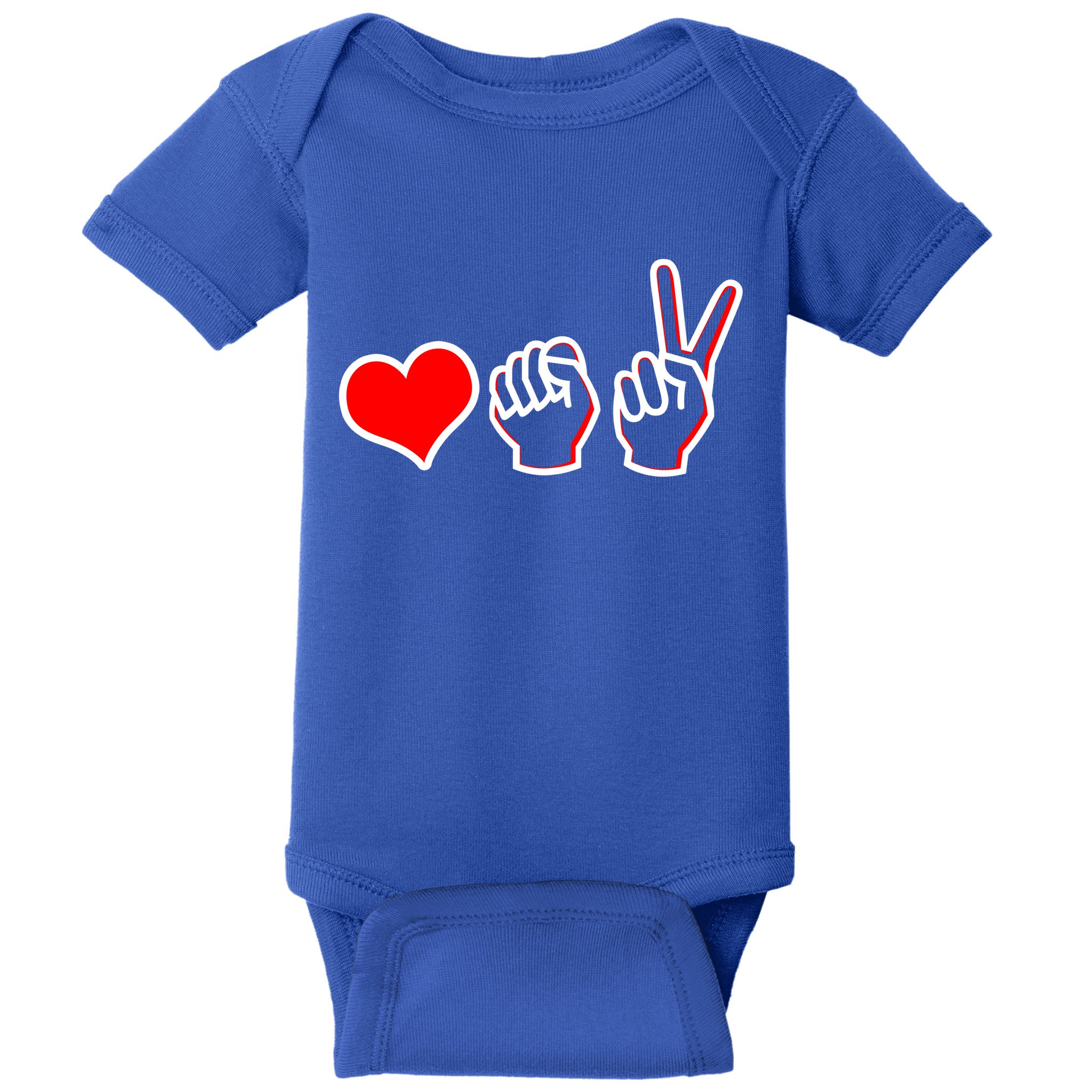 Love Fight Win Baby Bodysuit