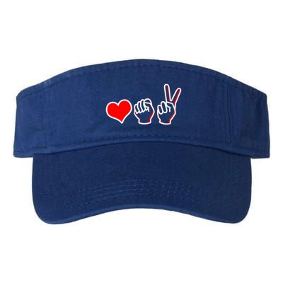 Love Fight Win Visor