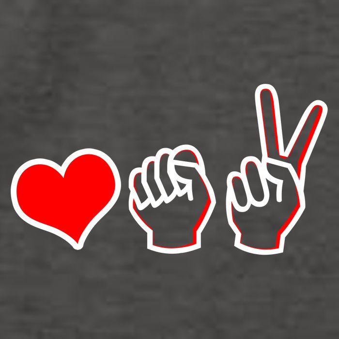 Love Fight Win Vector Backpack