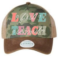 Love First Teach Second Legacy Tie Dye Trucker Hat