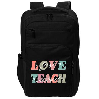 Love First Teach Second Impact Tech Backpack