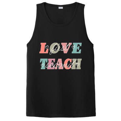 Love First Teach Second PosiCharge Competitor Tank