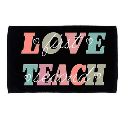 Love First Teach Second Microfiber Hand Towel