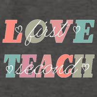 Love First Teach Second Vector Backpack