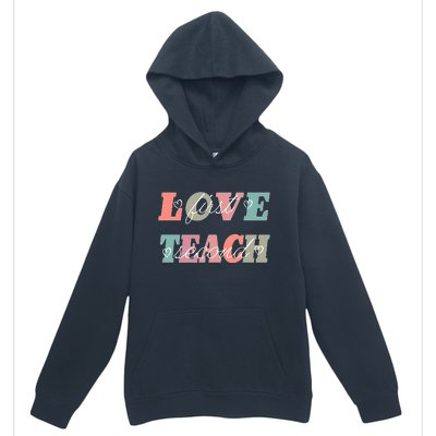 Love First Teach Second Urban Pullover Hoodie