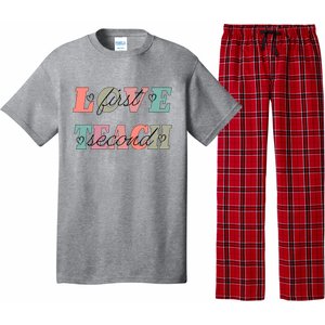 Love First Teach Second Pajama Set