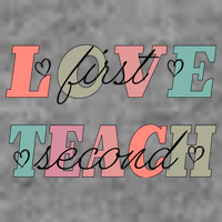 Love First Teach Second Crop Top