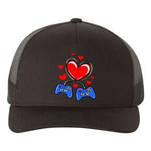 Love Gaming Video Games Funny Yupoong Adult 5-Panel Trucker Hat