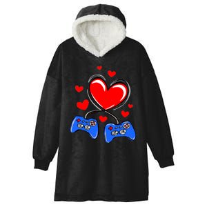 Love Gaming Video Games Funny Hooded Wearable Blanket