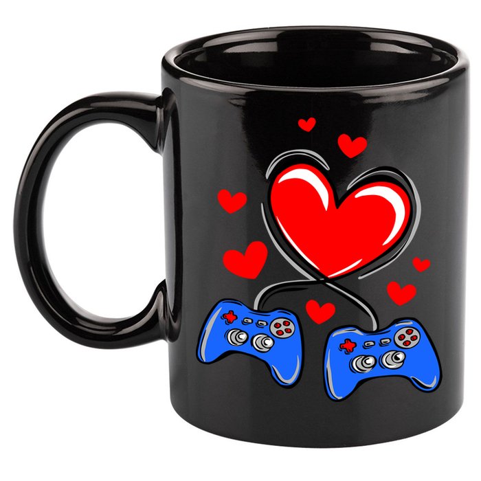 Love Gaming Video Games Funny 11oz C Handle Ceramic Mug