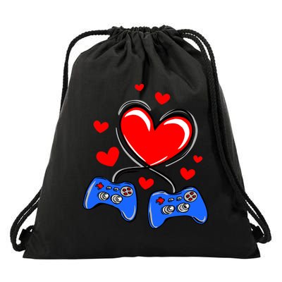 Love Gaming Video Games Funny Drawstring Bag