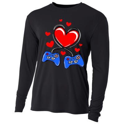 Love Gaming Video Games Funny Cooling Performance Long Sleeve Crew