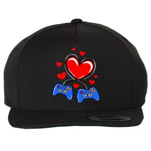 Love Gaming Video Games Funny Wool Snapback Cap