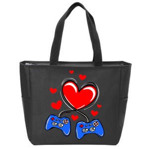 Love Gaming Video Games Funny Zip Tote Bag