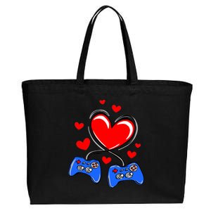 Love Gaming Video Games Funny Cotton Canvas Jumbo Tote