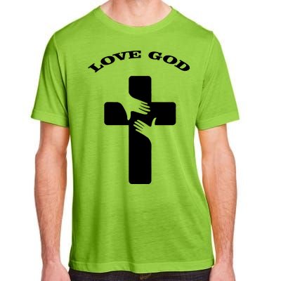 Love God Cross Adult ChromaSoft Performance T-Shirt