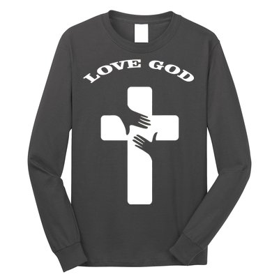 Love God Cross Long Sleeve Shirt