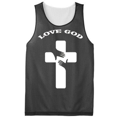 Love God Cross Mesh Reversible Basketball Jersey Tank