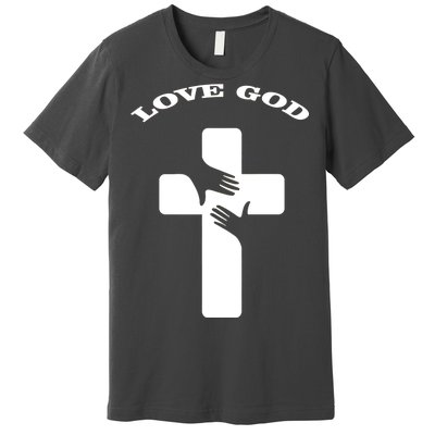 Love God Cross Premium T-Shirt