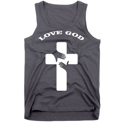 Love God Cross Tank Top