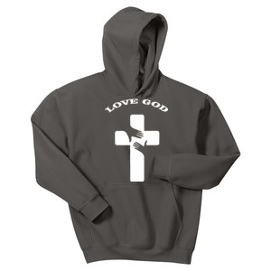 Love God Cross Kids Hoodie