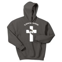 Love God Cross Kids Hoodie