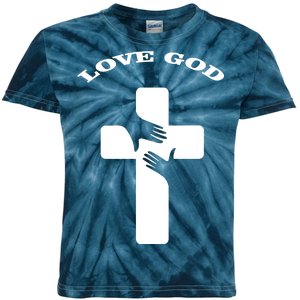 Love God Cross Kids Tie-Dye T-Shirt