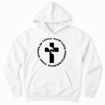 Love God People The World Hoodie