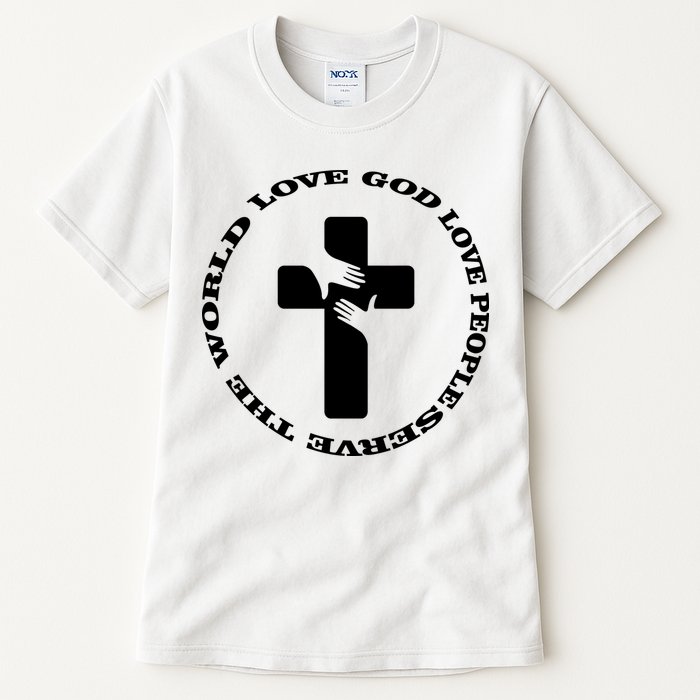 Love God People The World Tall T-Shirt