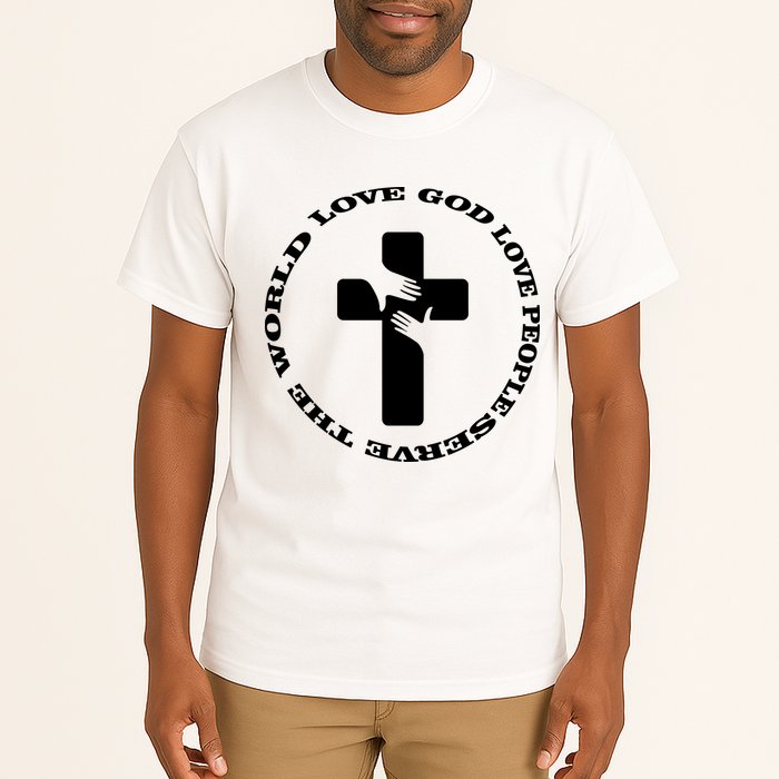 Love God People The World Tall T-Shirt