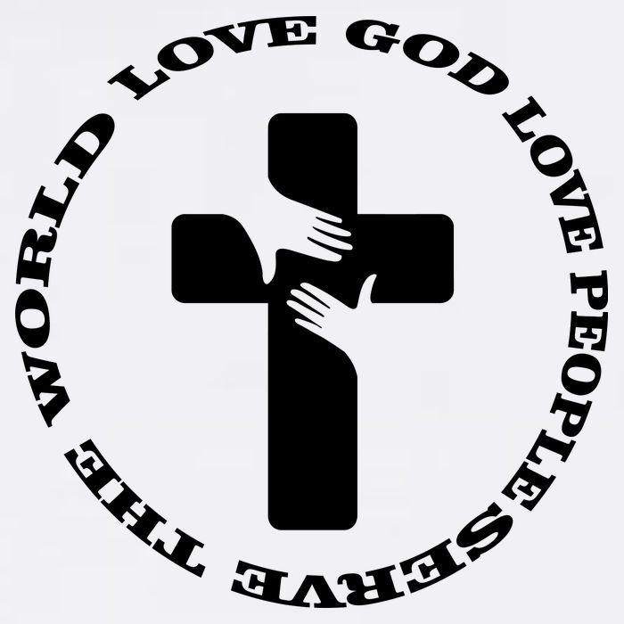 Love God People The World Tall T-Shirt