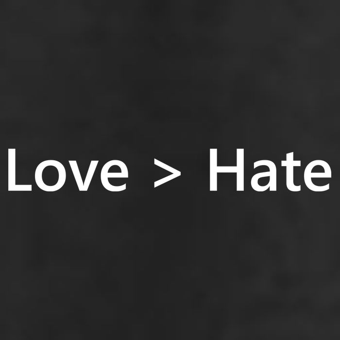 Love Greater Than Hate Cool Comfort Performance Bucket Hat
