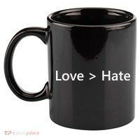 Love Greater Than Hate 11oz C Handle Ceramic Mug