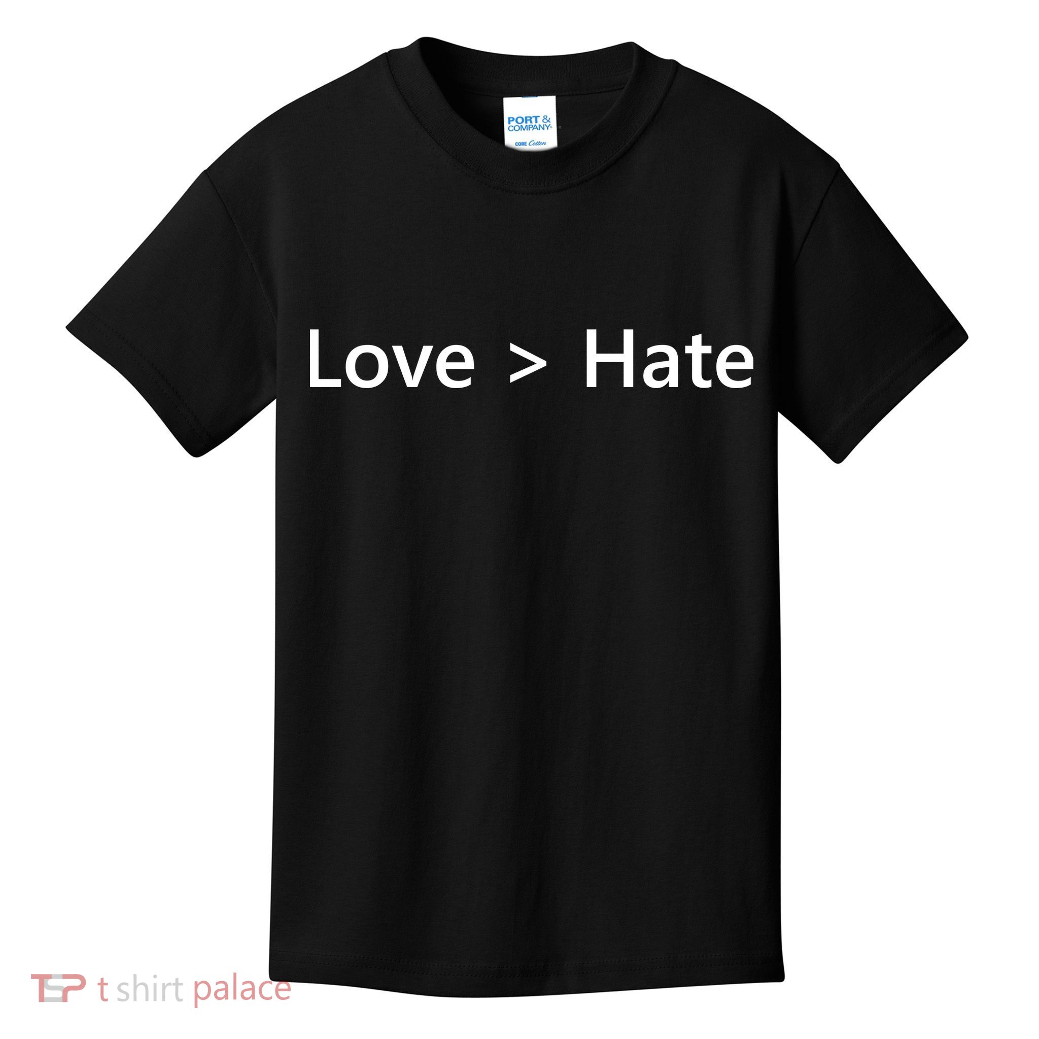 Love Greater Than Hate Kids T-Shirt