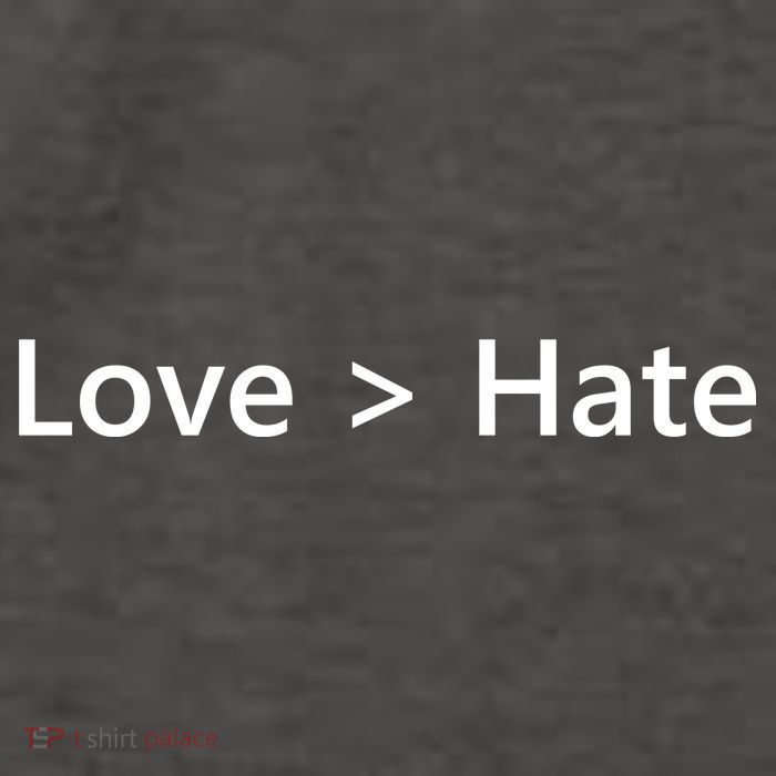 Love Greater Than Hate Vector Backpack