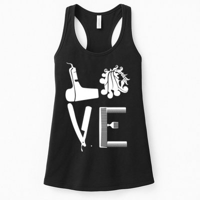 Love Hairstylist Womens Tank Top