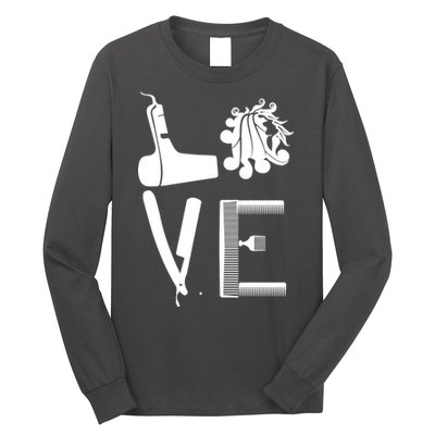 Love Hairstylist Long Sleeve Shirt