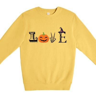 Love Halloween Premium Crewneck Sweatshirt