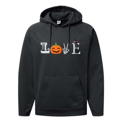 Love Halloween Performance Fleece Hoodie