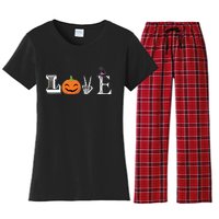 Love Halloween Women's Flannel Pajama Set