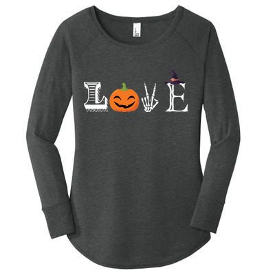 Love Halloween Women's Perfect Tri Tunic Long Sleeve Shirt