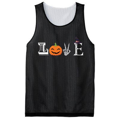 Love Halloween Mesh Reversible Basketball Jersey Tank