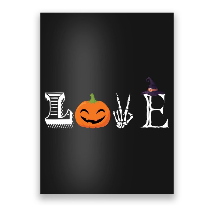 Love Halloween Poster