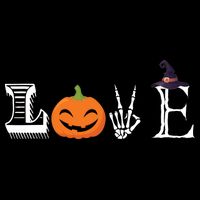 Love Halloween Poster
