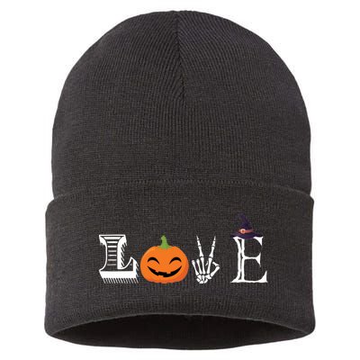 Love Halloween Sustainable Knit Beanie