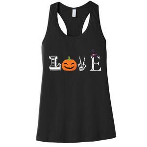 Love Halloween Women's Racerback Tank