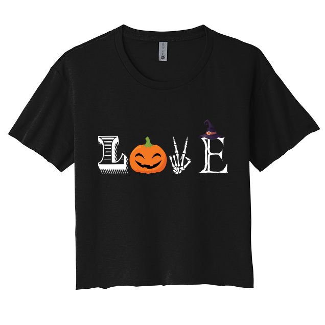 Love Halloween Crop Top
