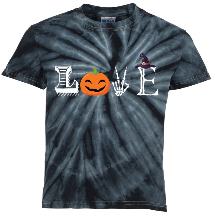 Love Halloween Kids Tie-Dye T-Shirt