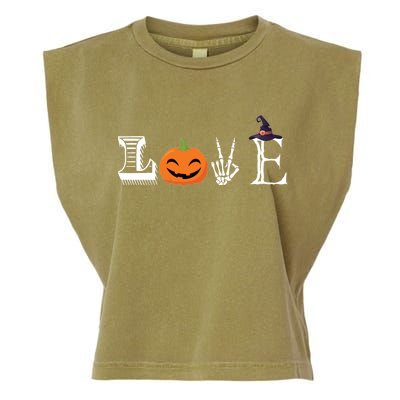 Love Halloween Garment-Dyed Women's Muscle Tee