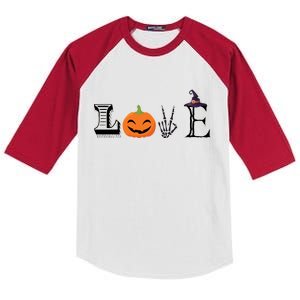 Love Halloween Kids Colorblock Raglan Jersey